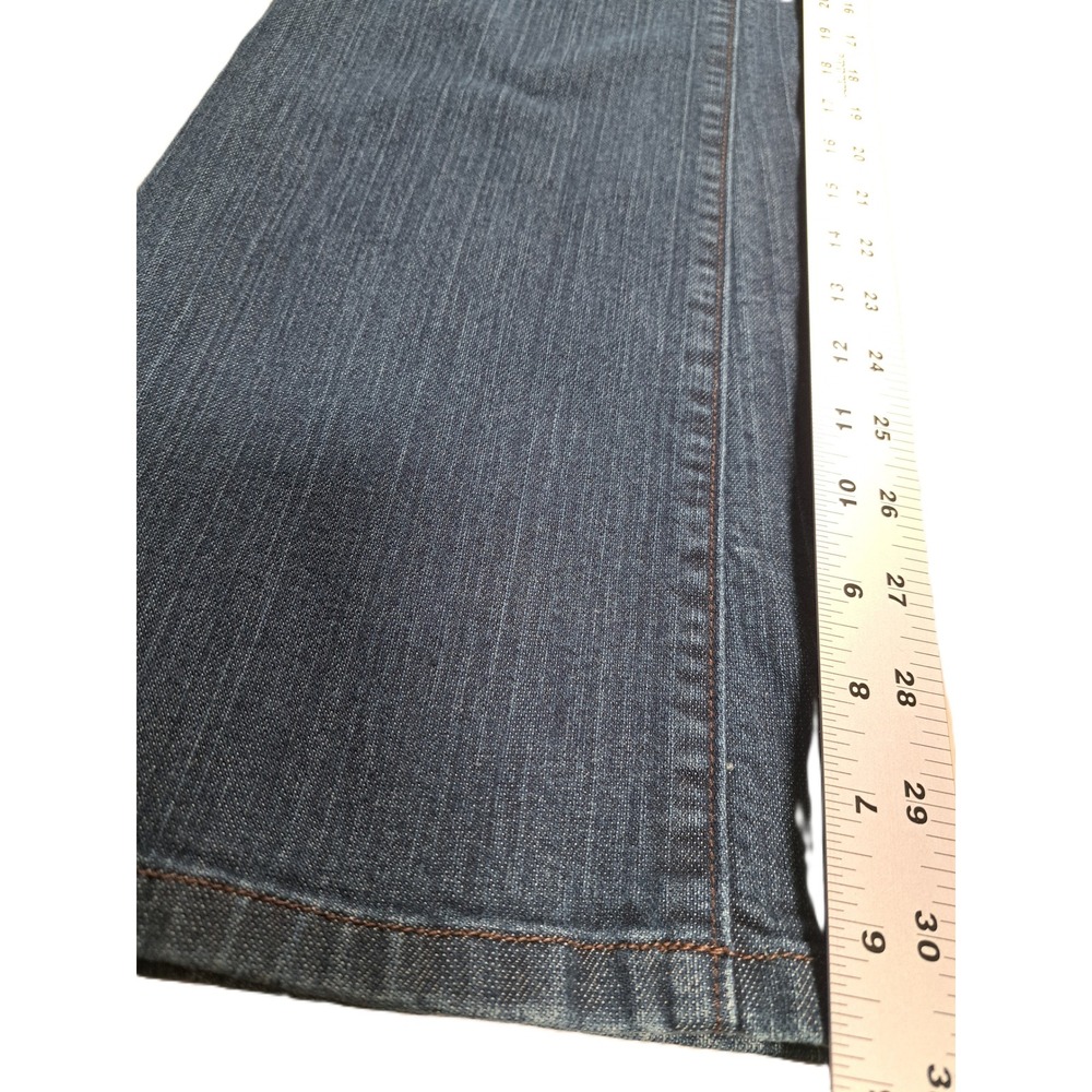 Ann Taylor Loft Curvy Bootcut Jeans Dark Wash Denim Blue Size 6 Womens - Picture 5 of 6